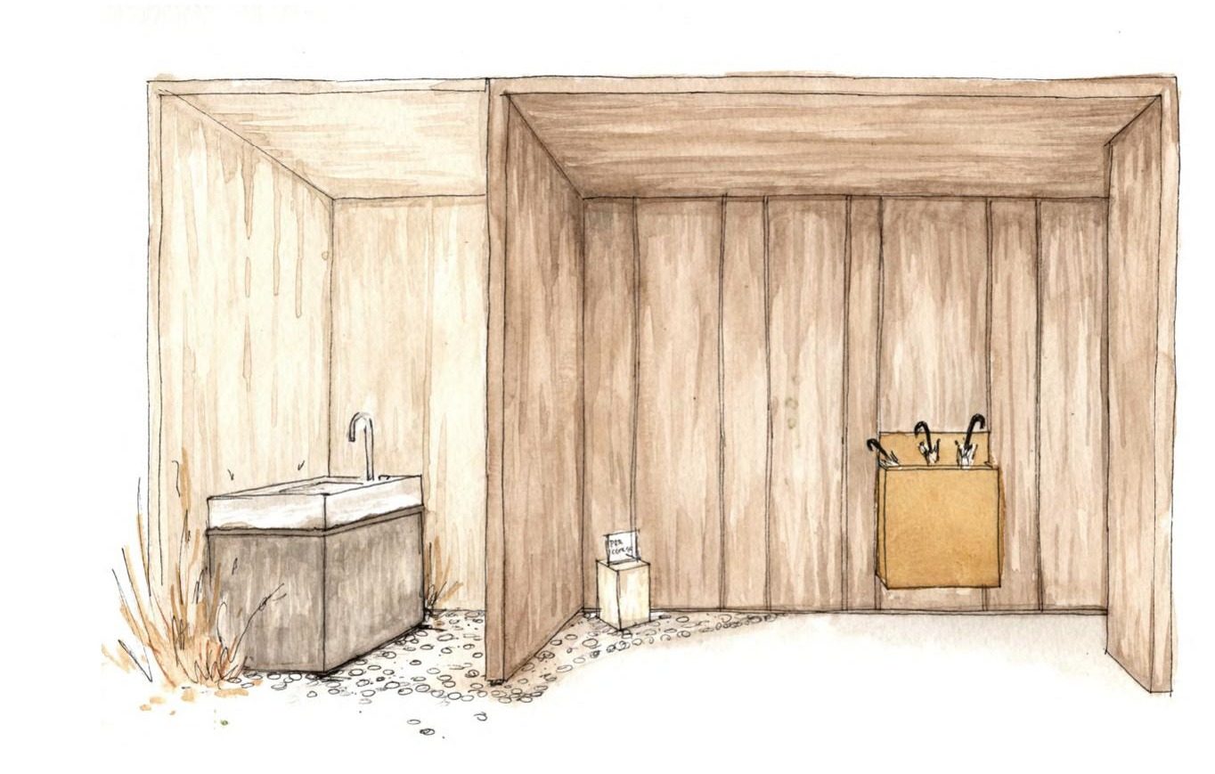 Interior de módulo habitacional para o concurso Espaço do Futuro Guararapes